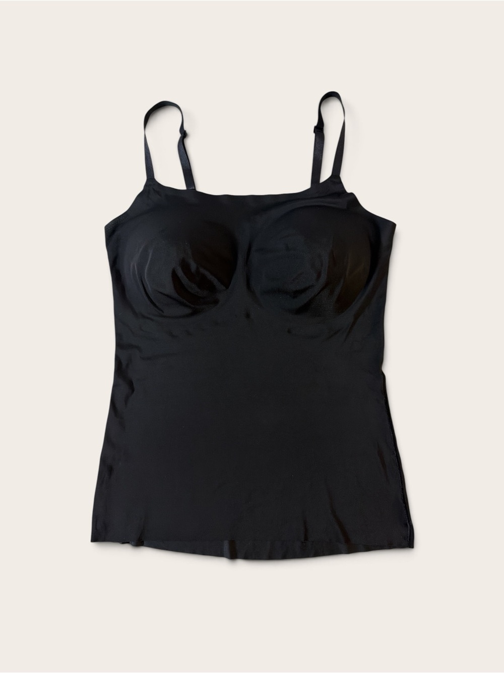 True & Co. Black Built-In Cup Camisole